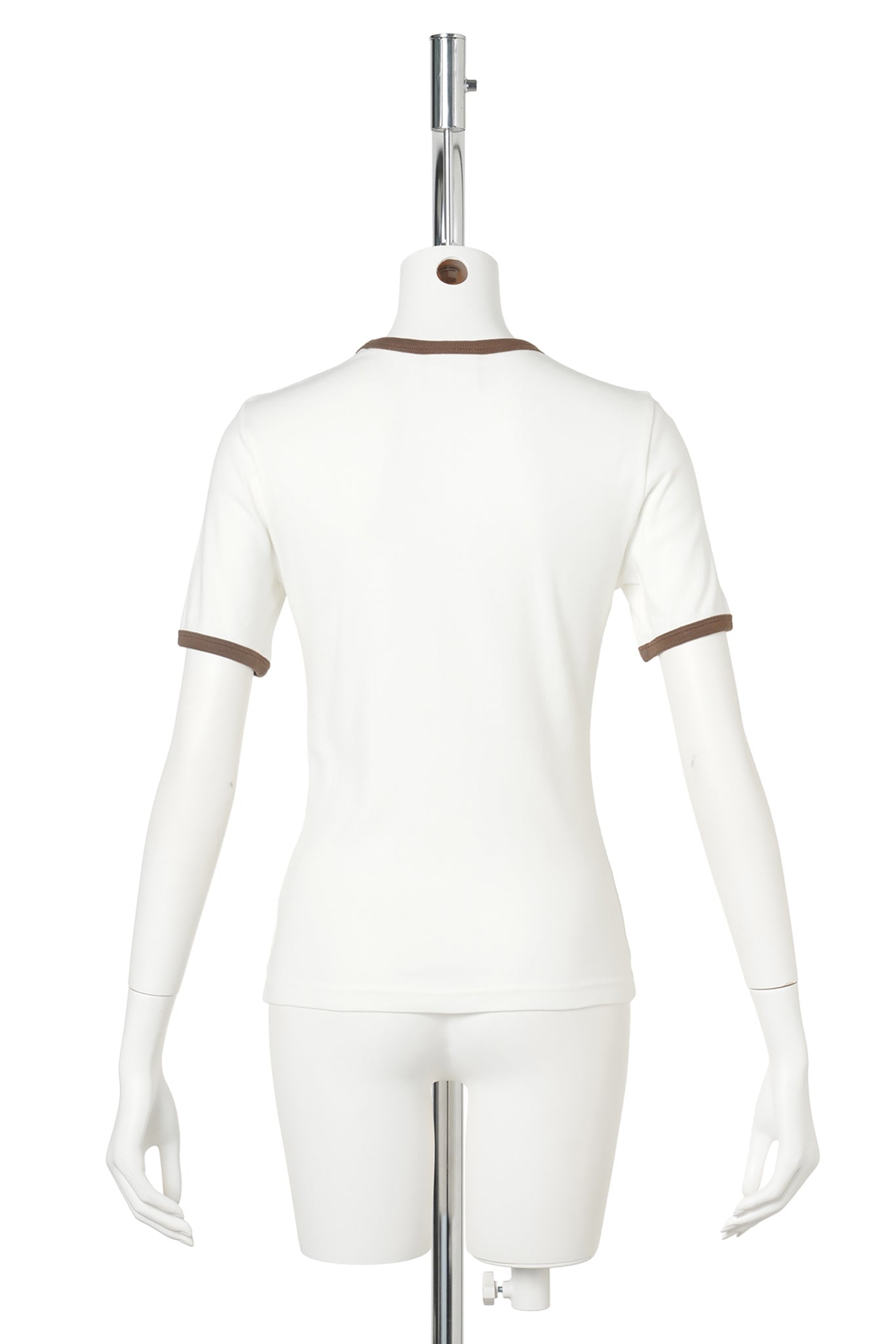 T-SHIRT SIGNATURE CONTRAST / B264:PILLOW/SMOKY BROWN