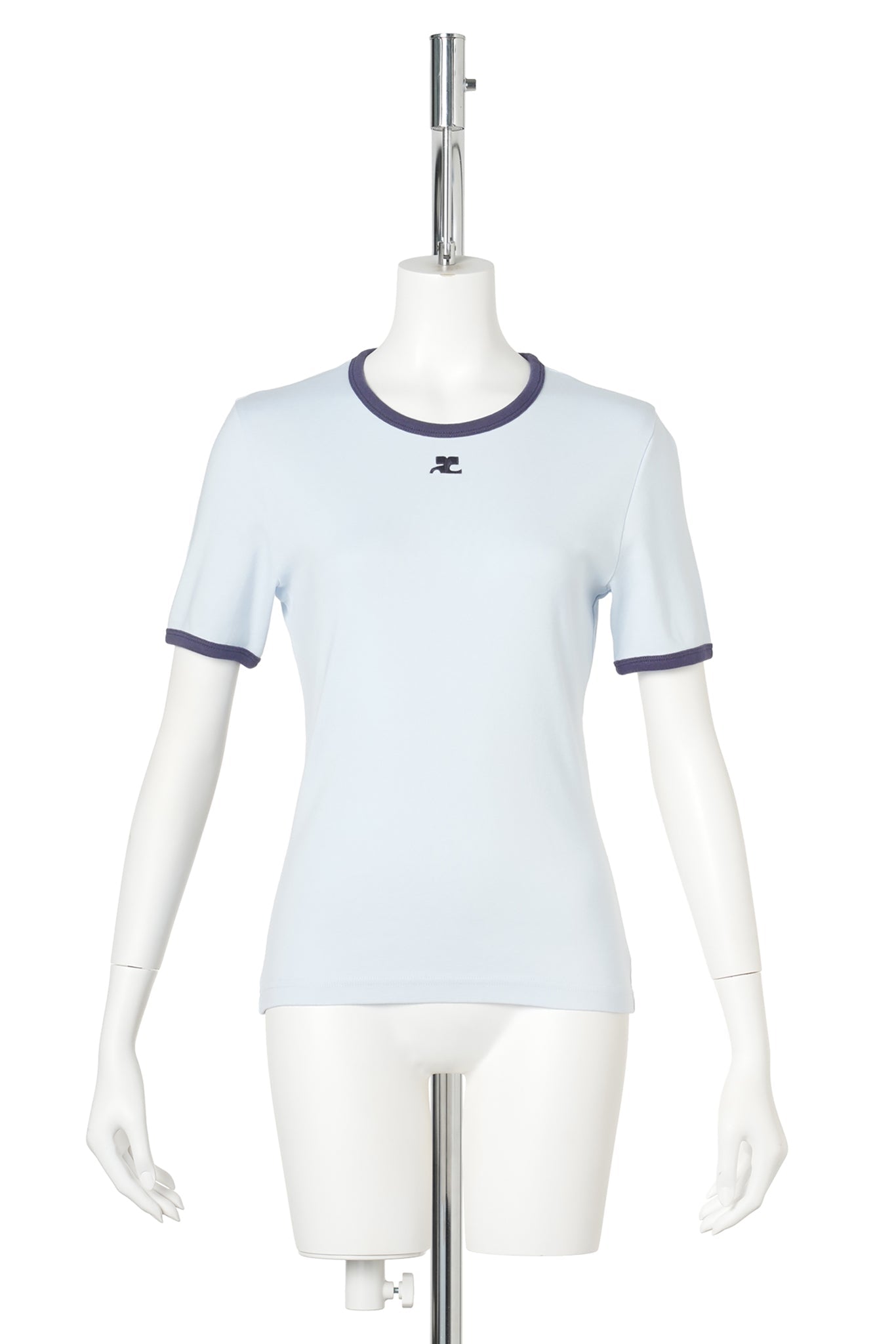 T-SHIRT SIGNATURE CONTRAST / B266:SOFT BLUE/WORK BLUE