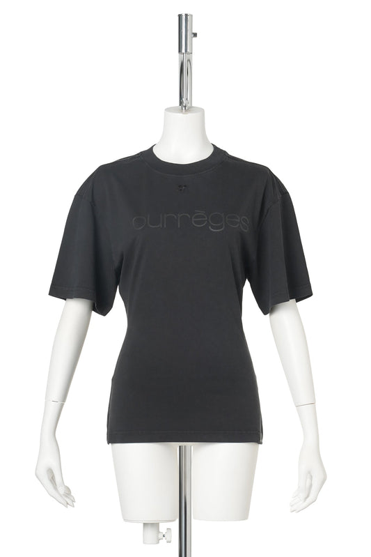T-SHIRT LOGO PRINT / 9999:BLACK
