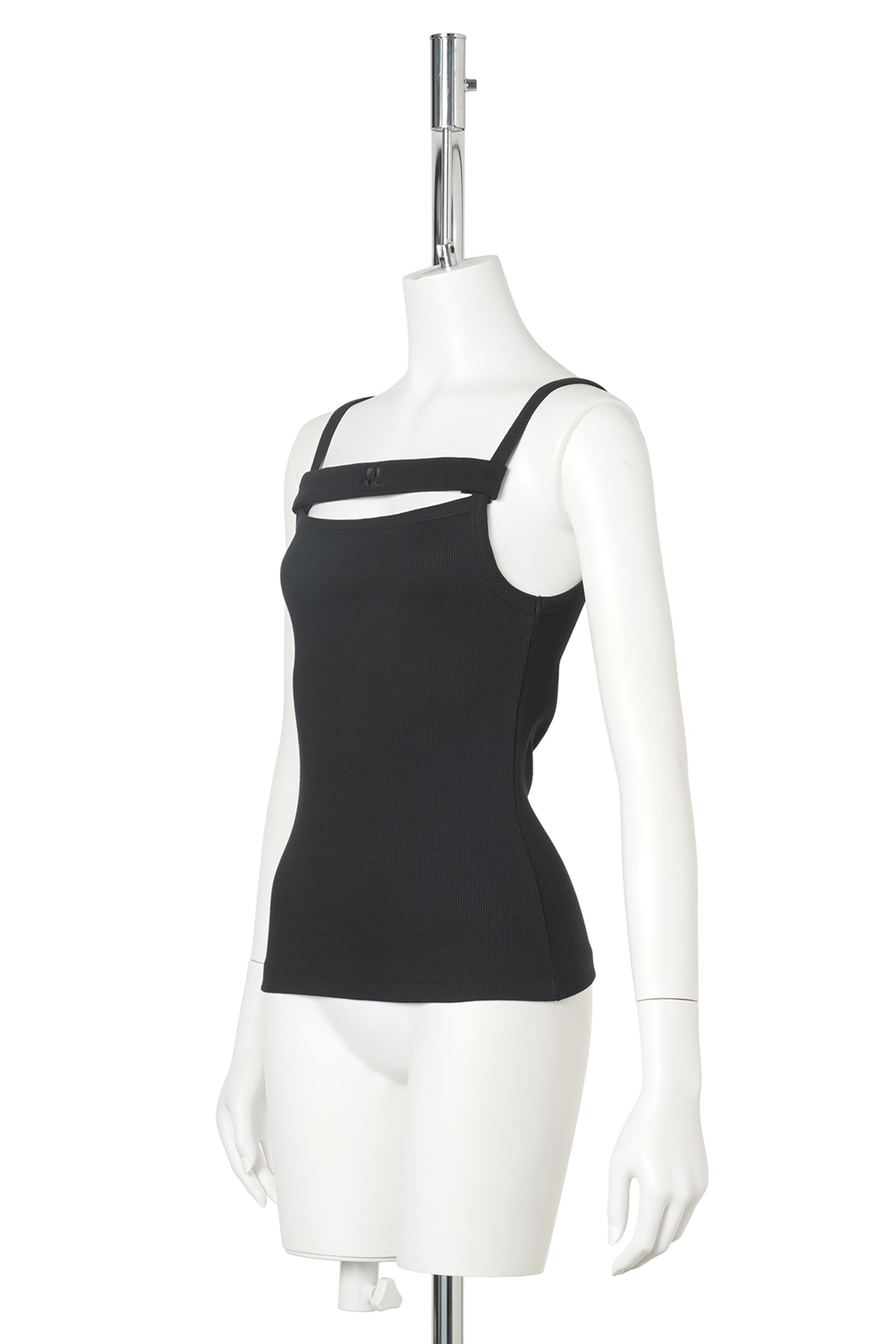TANK TOP 90'S RIB STRAP / 9999:BLACK