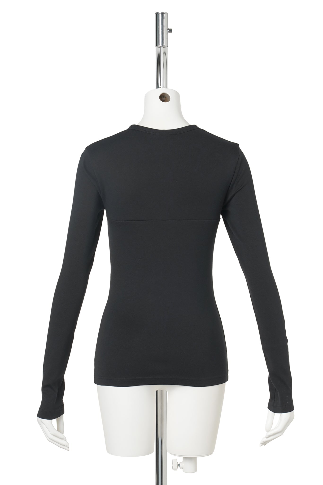LS T-SHIRT SLASH / 9999:BLACK