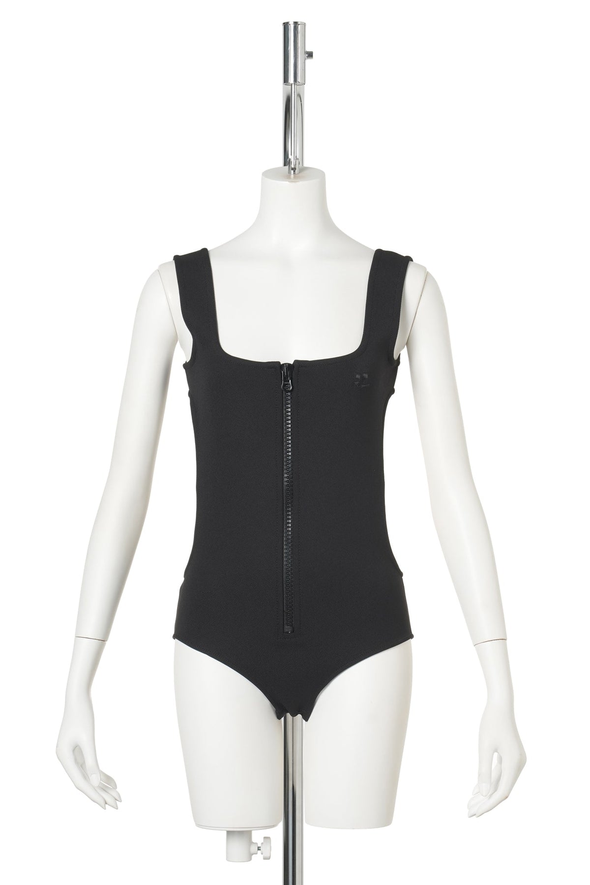 BODY CUT-OUT STRETCH TECHNO / 9999:BLACK