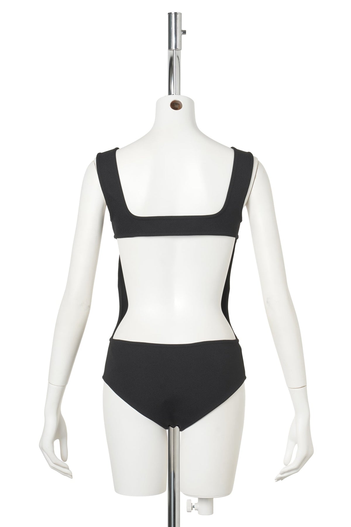 BODY CUT-OUT STRETCH TECHNO / 9999:BLACK