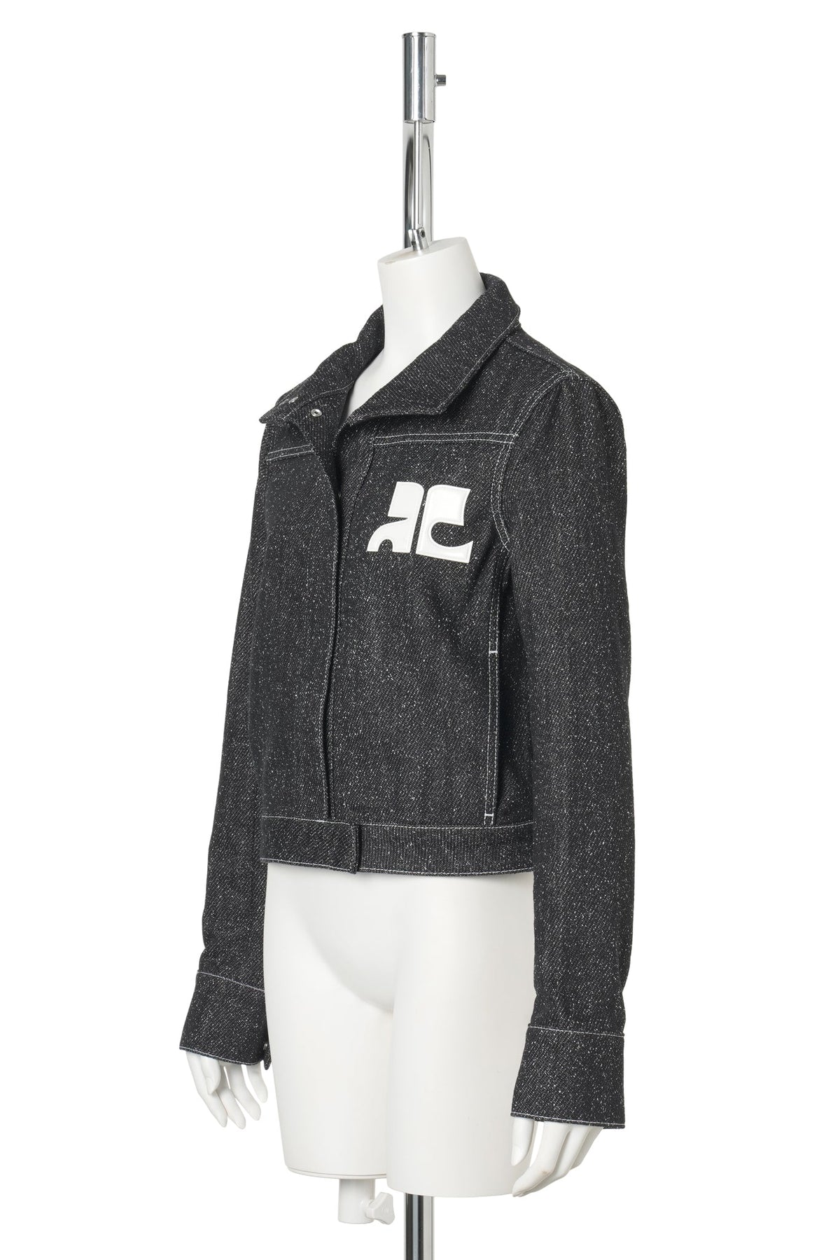 JACKET DENIM TWEED / 9901:BLACK / HERITAGE WHITE