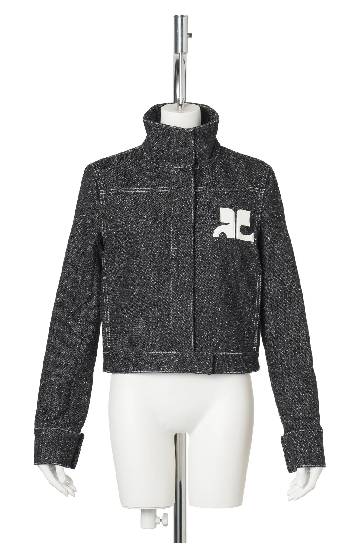 JACKET DENIM TWEED / 9901:BLACK / HERITAGE WHITE
