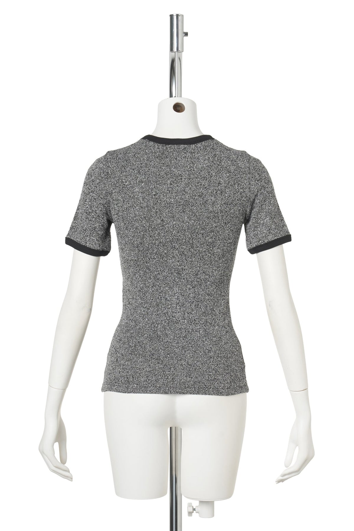 T-SHIRT HEATHER CONTRAST / 9901:BLACK / HERITAGE WHITE