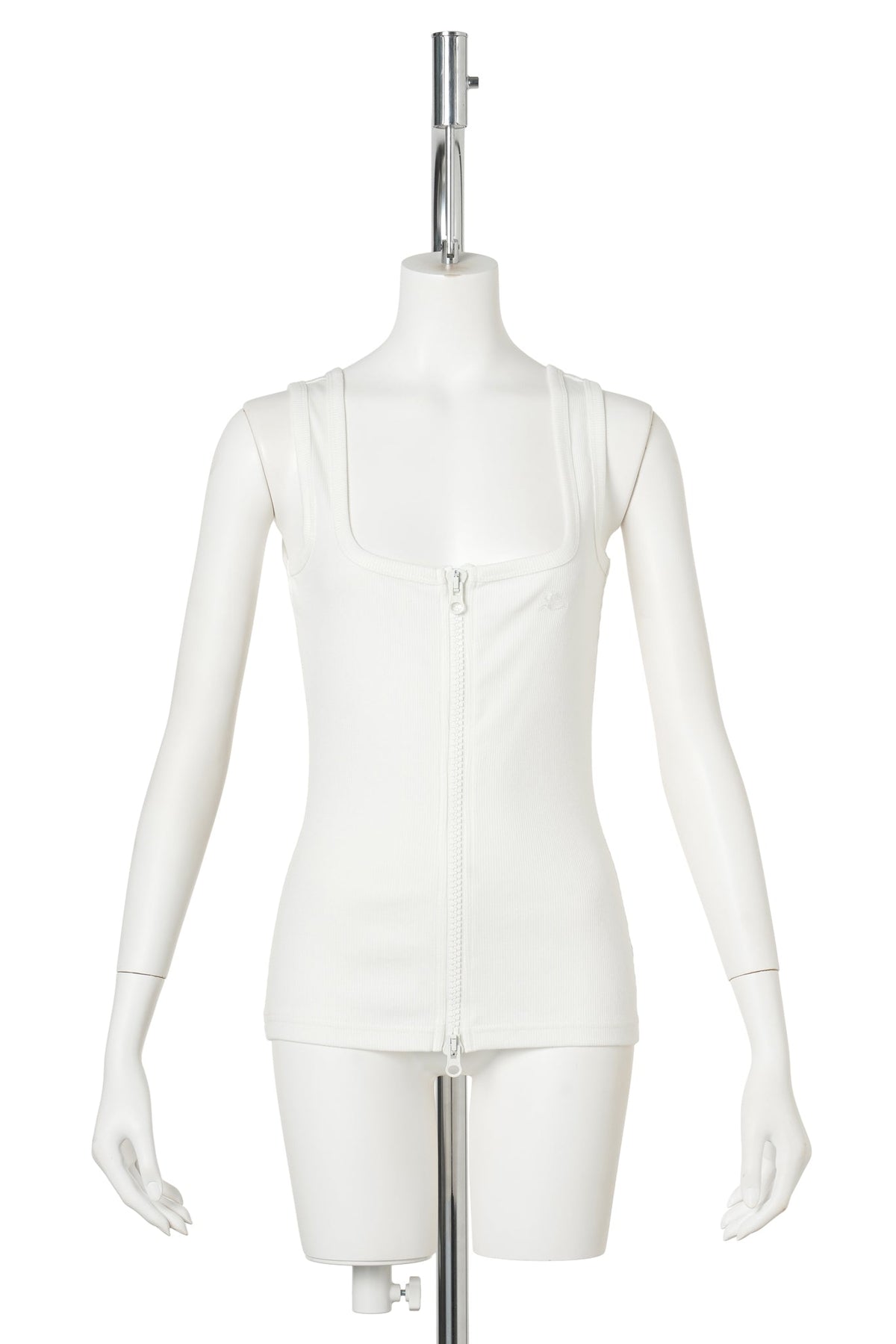 TANK TOP 90'S RIB ZIPPED / 0001:HERITAGE WHITE