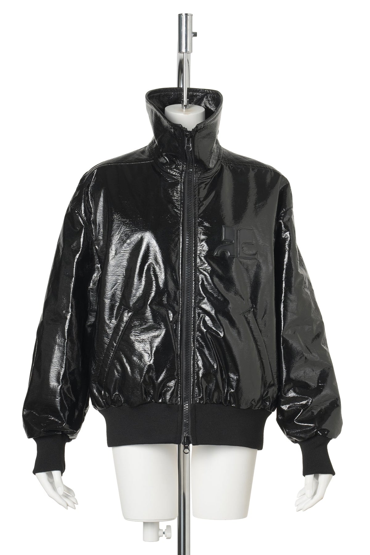 BOMBER JACKET VINYL / 9999:BLACK