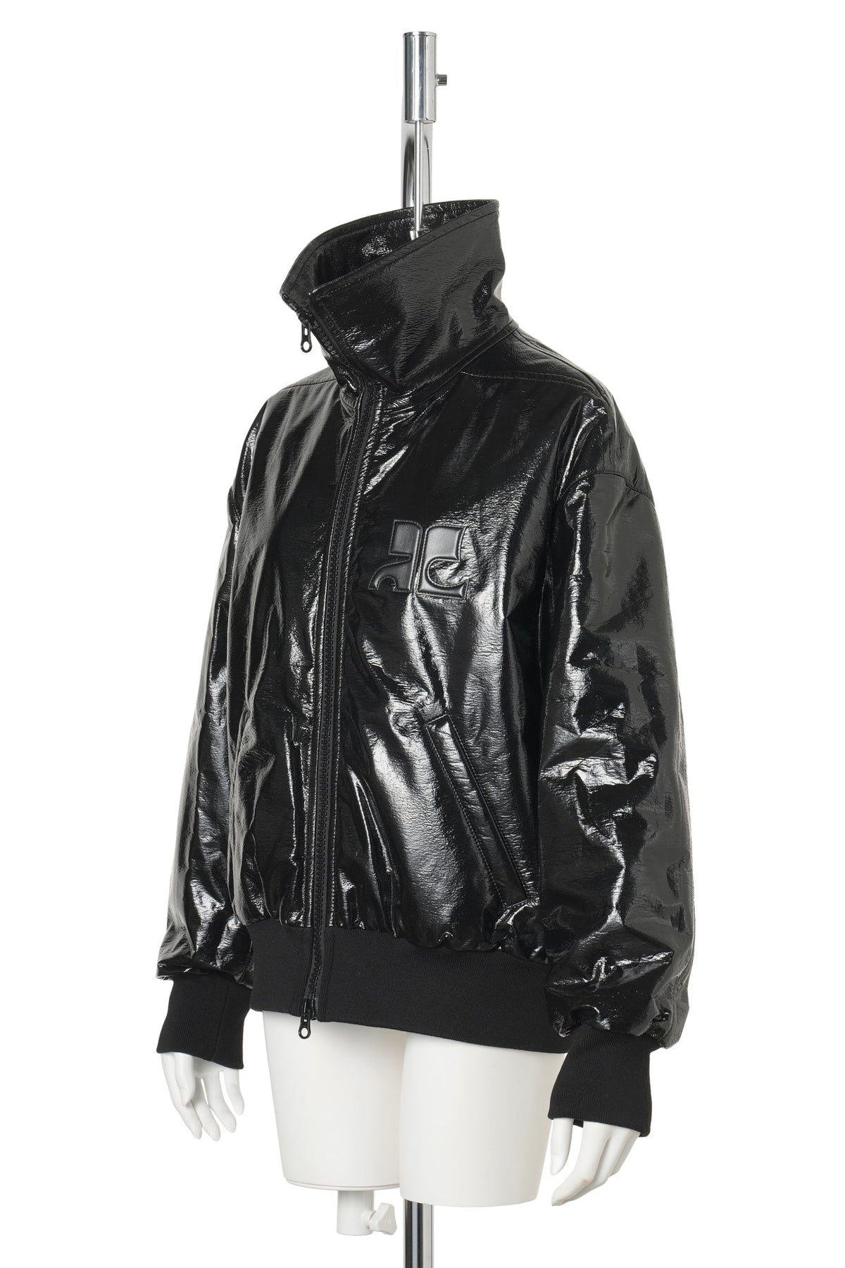 BOMBER JACKET VINYL / 9999:BLACK