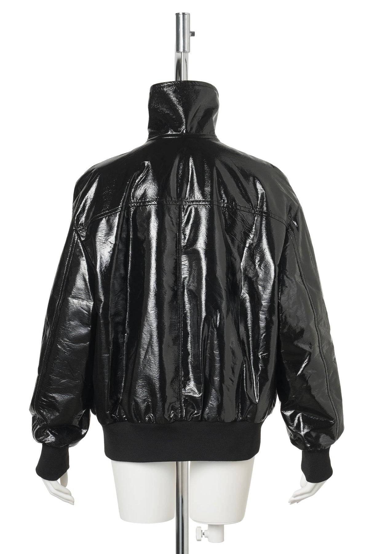 BOMBER JACKET VINYL / 9999:BLACK