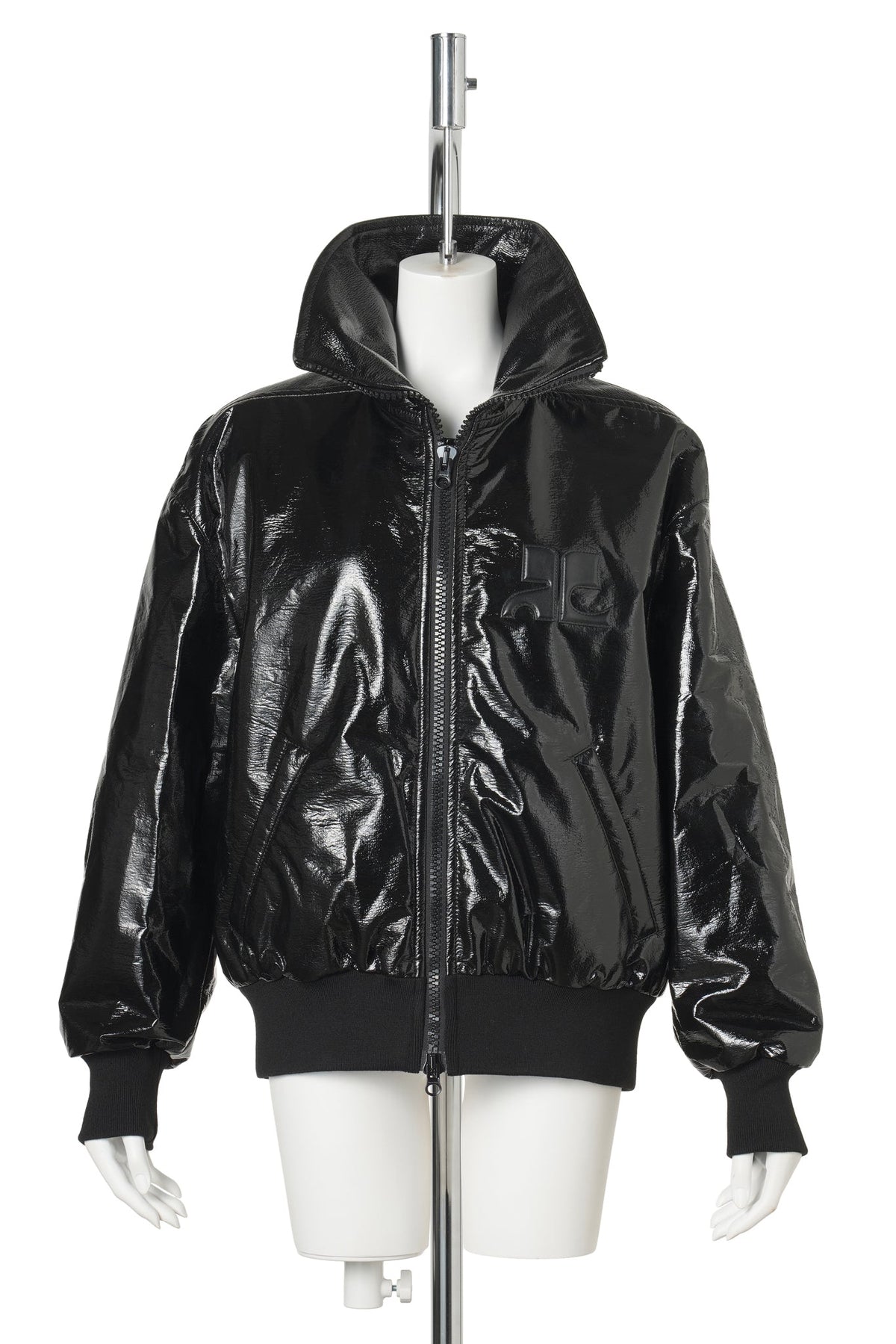 BOMBER JACKET VINYL / 9999:BLACK