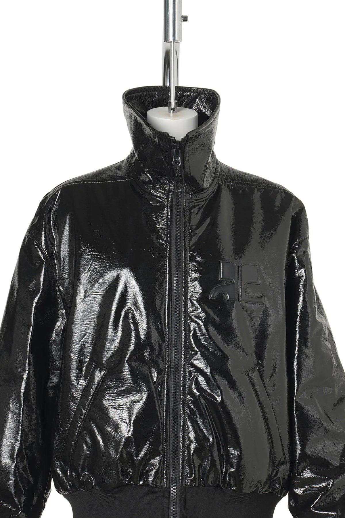 BOMBER JACKET VINYL / 9999:BLACK
