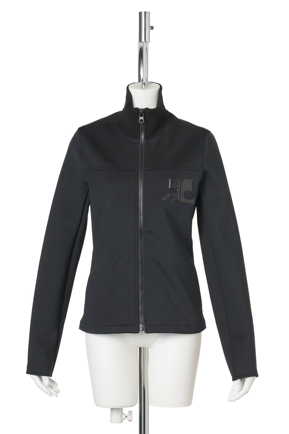 ZIP-UP TECHNICAL JERSEY / 9999:BLACK