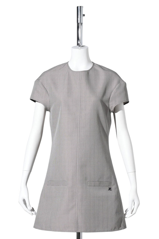 DRESS HERITAGE HOUNDSTOOTH / 9925:NATURAL/RED/BLACK