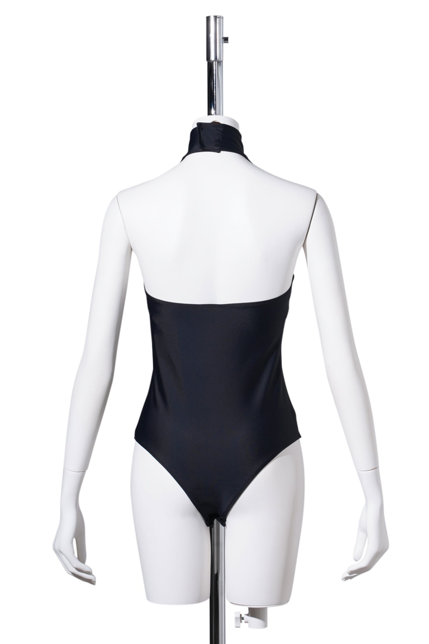 BODYSUIT BUCKLE TECH CREPE / BLACK