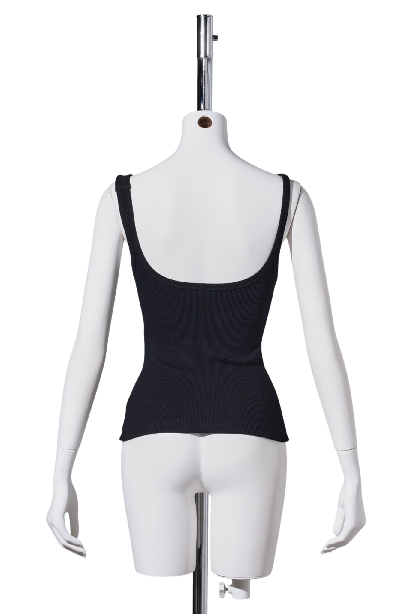 TANK TOP BUCKLE 90'S RIB / BLACK