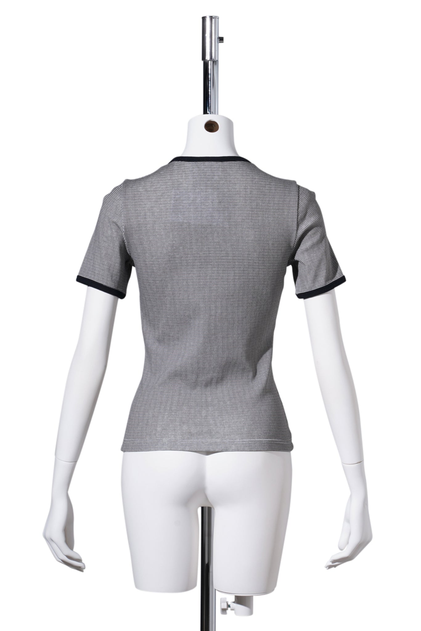 T-SHIRT HOUNDSTOOTH CONTRAST / HOUNDSTOOTH/BLACK