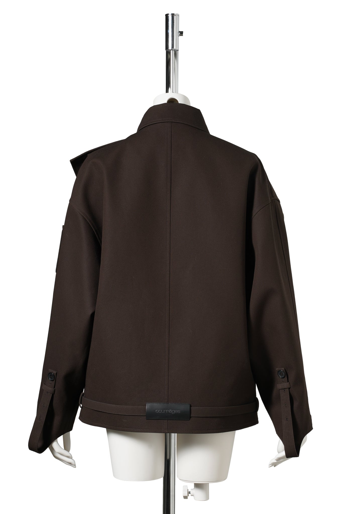 JACKET OBLIQUE SHORT TRENCH / 1983:CHOCOLATE