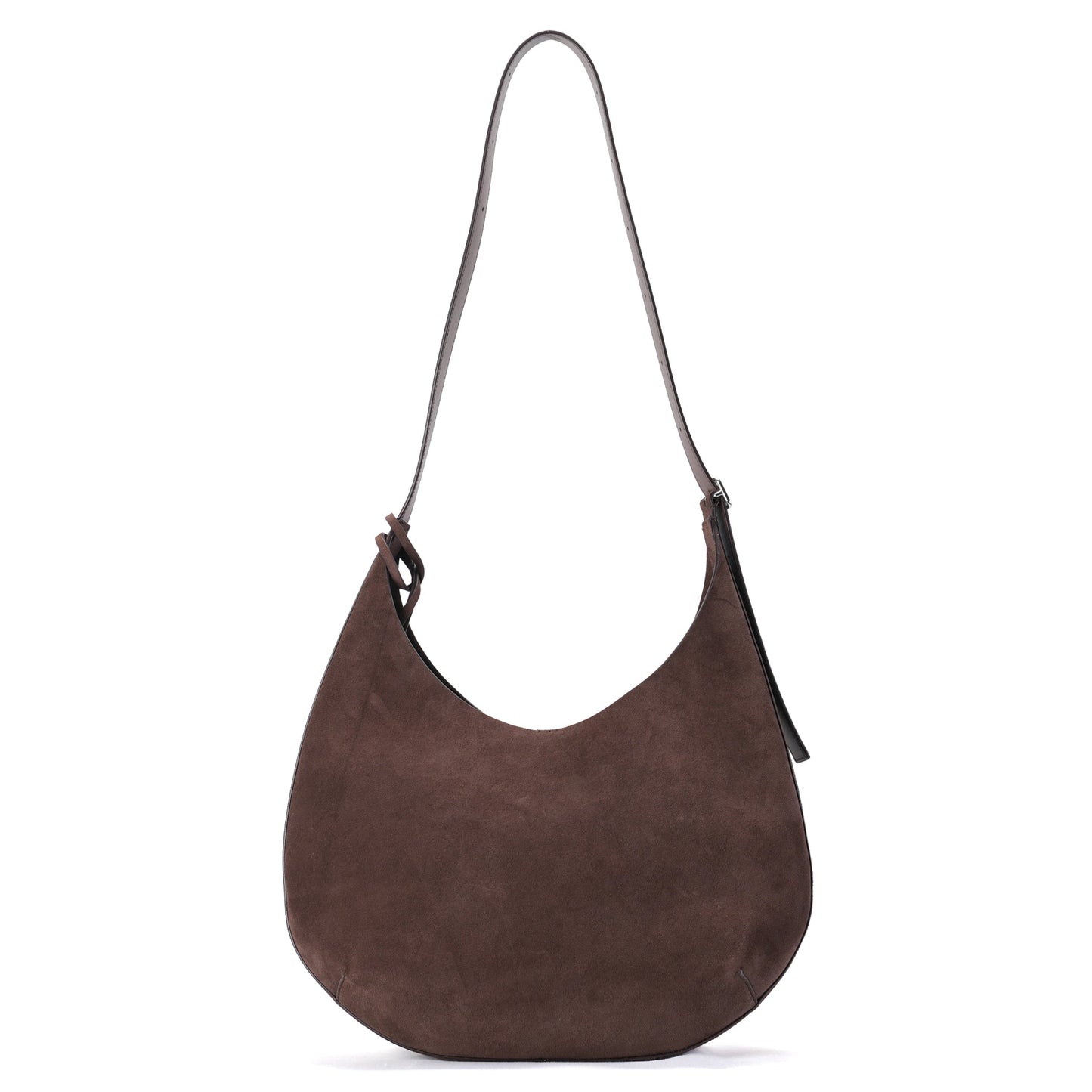 HOBO BAG HOLY SUEDE / 079:DARK BRONZE