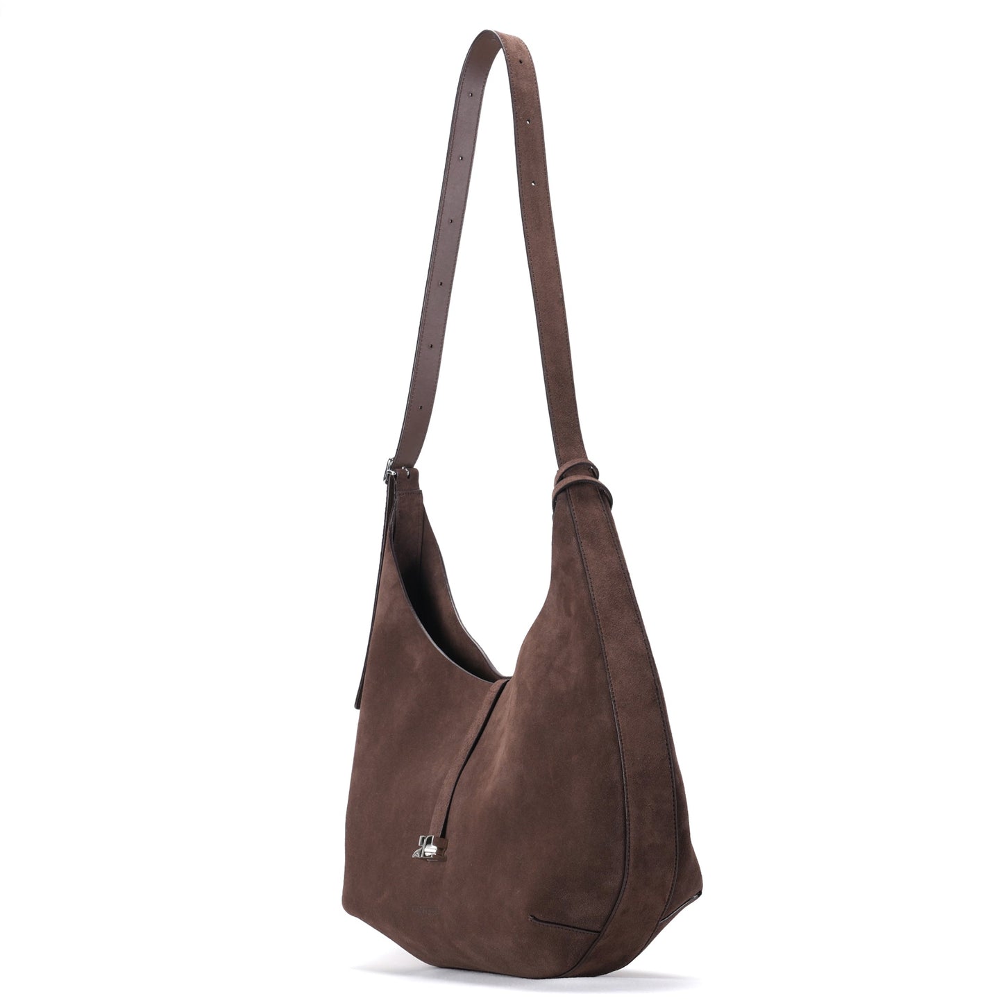 HOBO BAG HOLY SUEDE / 079:DARK BRONZE