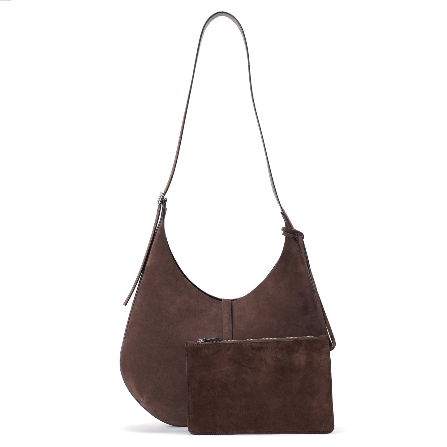 HOBO BAG HOLY SUEDE / 079:DARK BRONZE