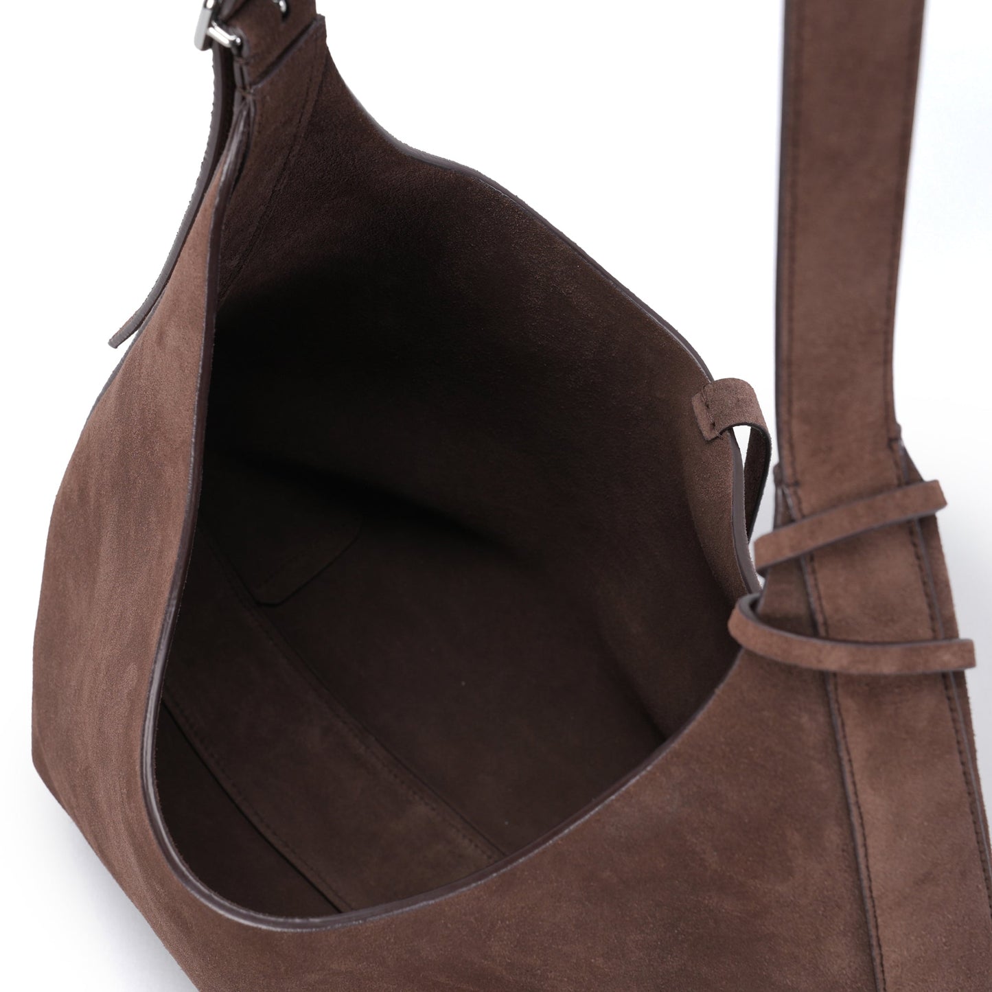 HOBO BAG HOLY SUEDE / 079:DARK BRONZE
