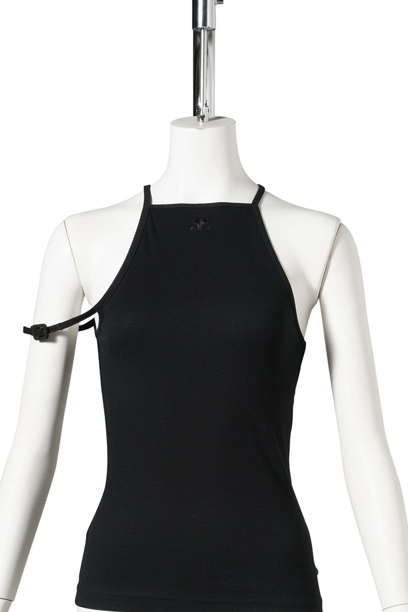 TANK TOP BUCKLE 90'S RIB / 9999:BLACK