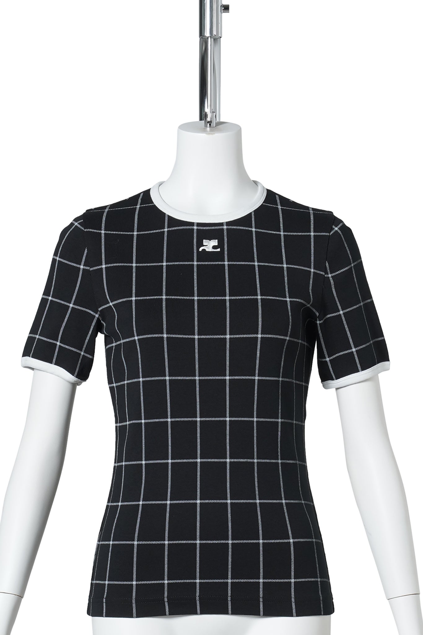 T-SHIRT SIGNATURE CONTRAST / 9901:BLACK/HERITAGE WHITE