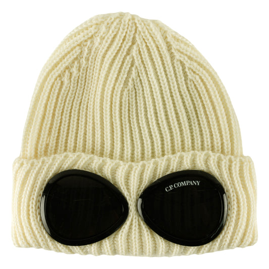 GOGGLE BEANIE / 103:GAUZE WHITE