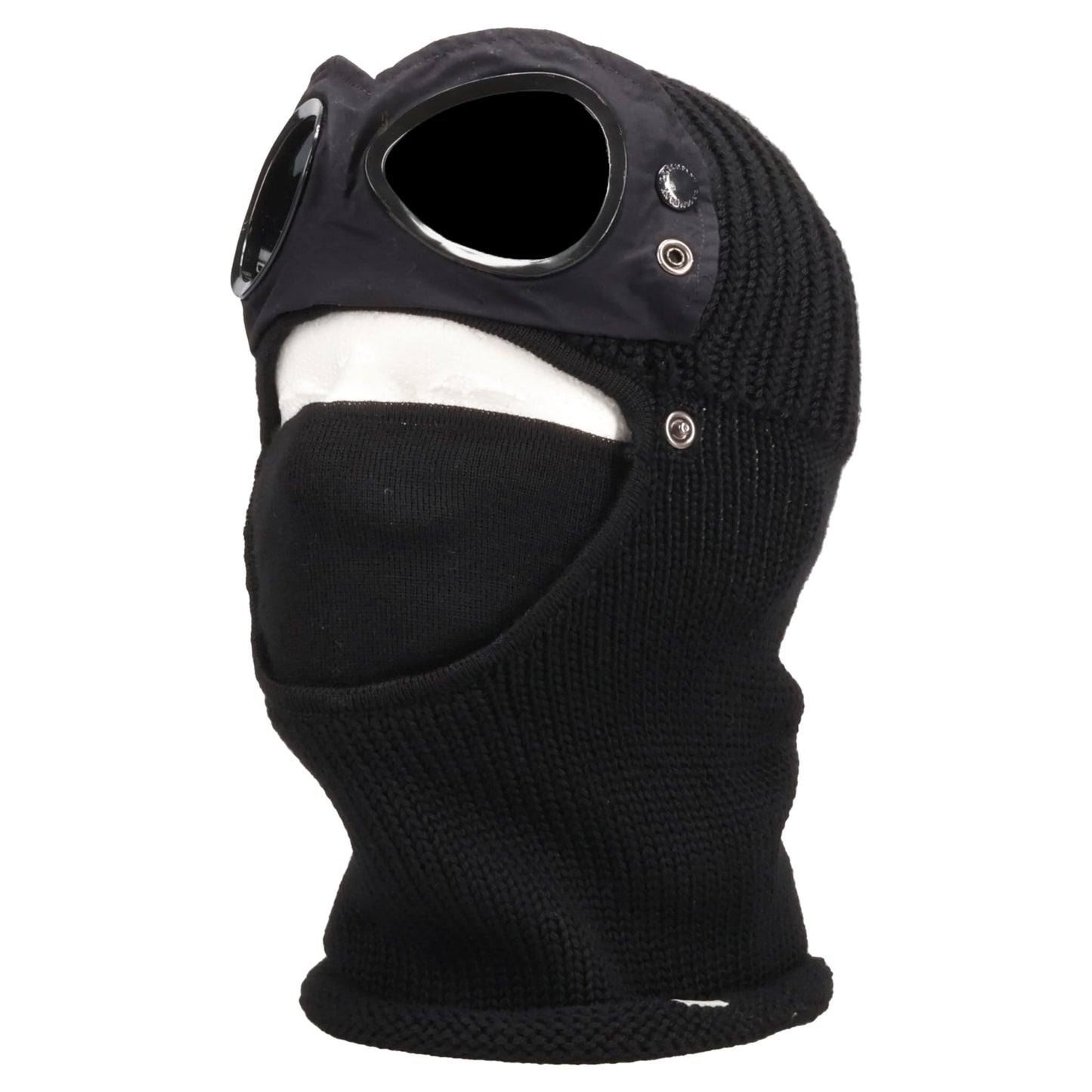 EXTRA FINE MERINO WOOL GOGGLE BALACLAVA / 999:BLACK