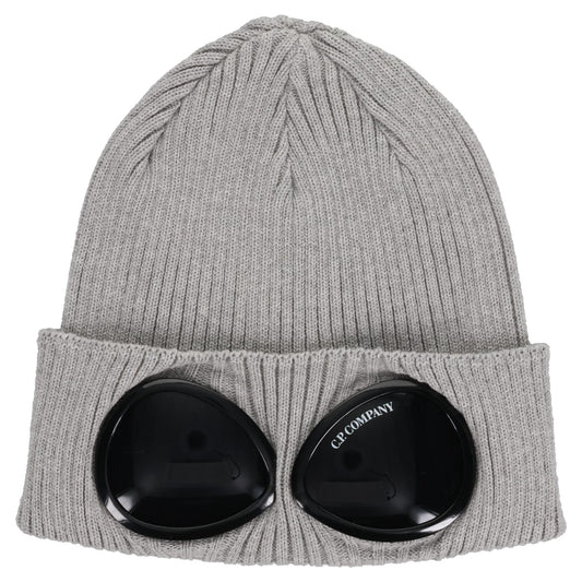 COTTON GOGGLE BEANIE / M93:GREY MELANGE