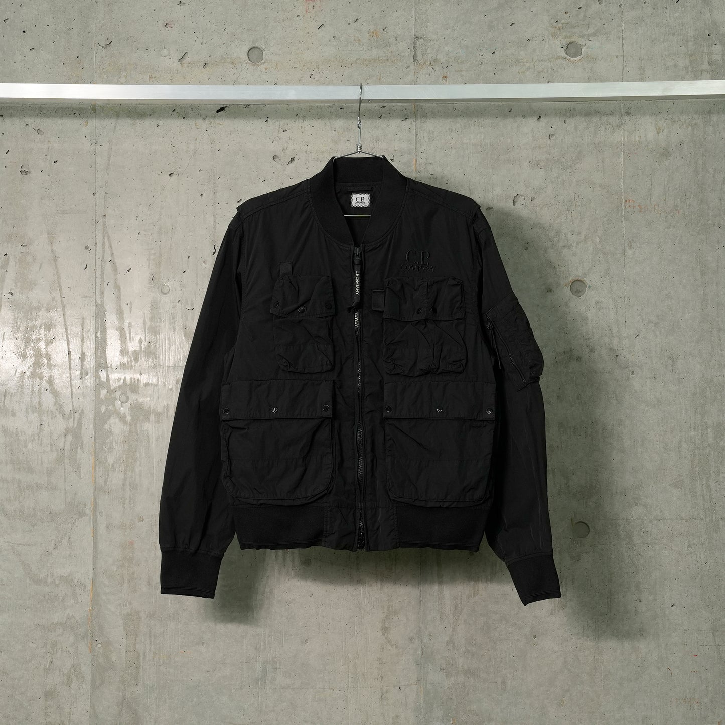 CHROME-R MULTI PK BOMBER JACKET / 999:BLACK