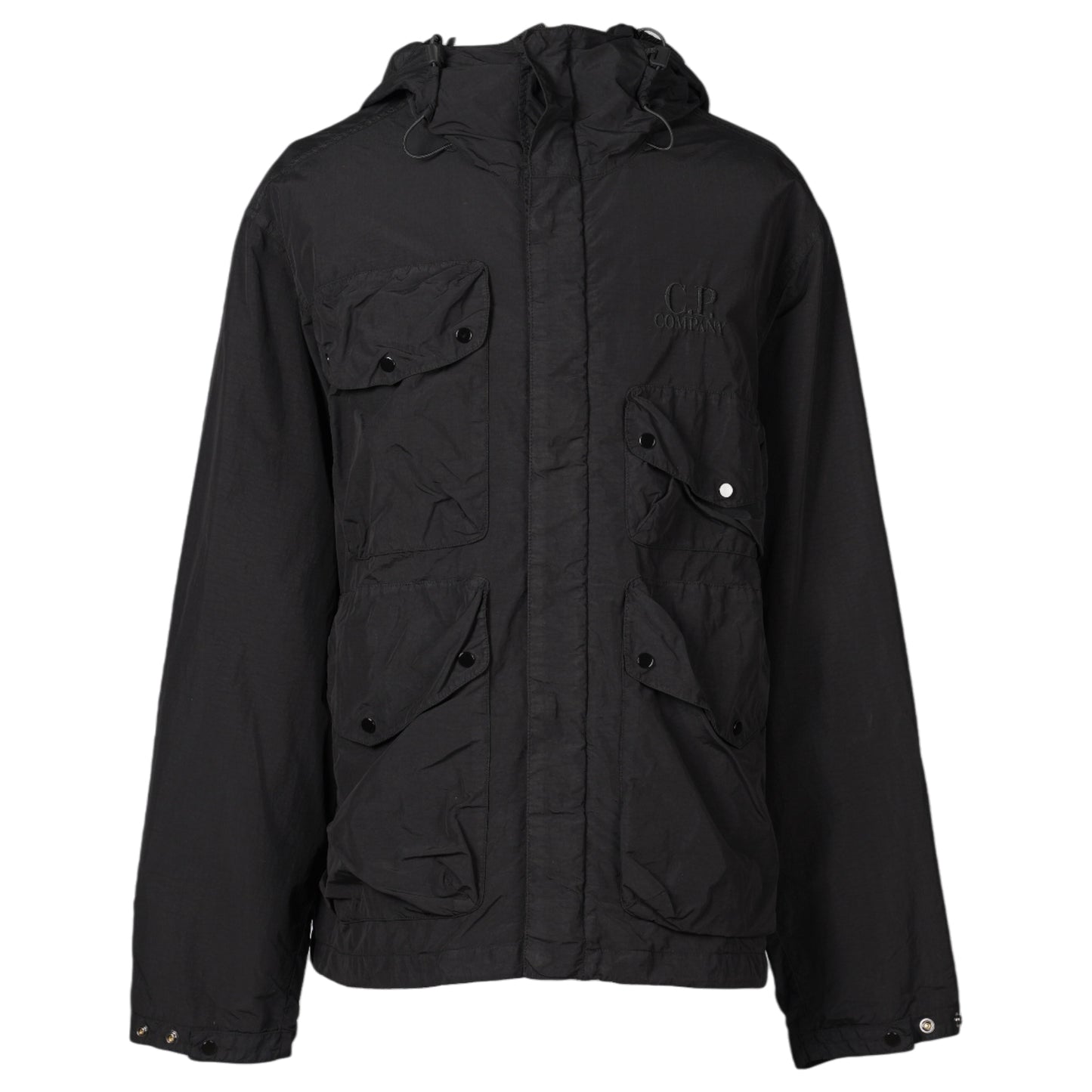 FLATT NYLON GOGGLE JACKET / 999:BLACK