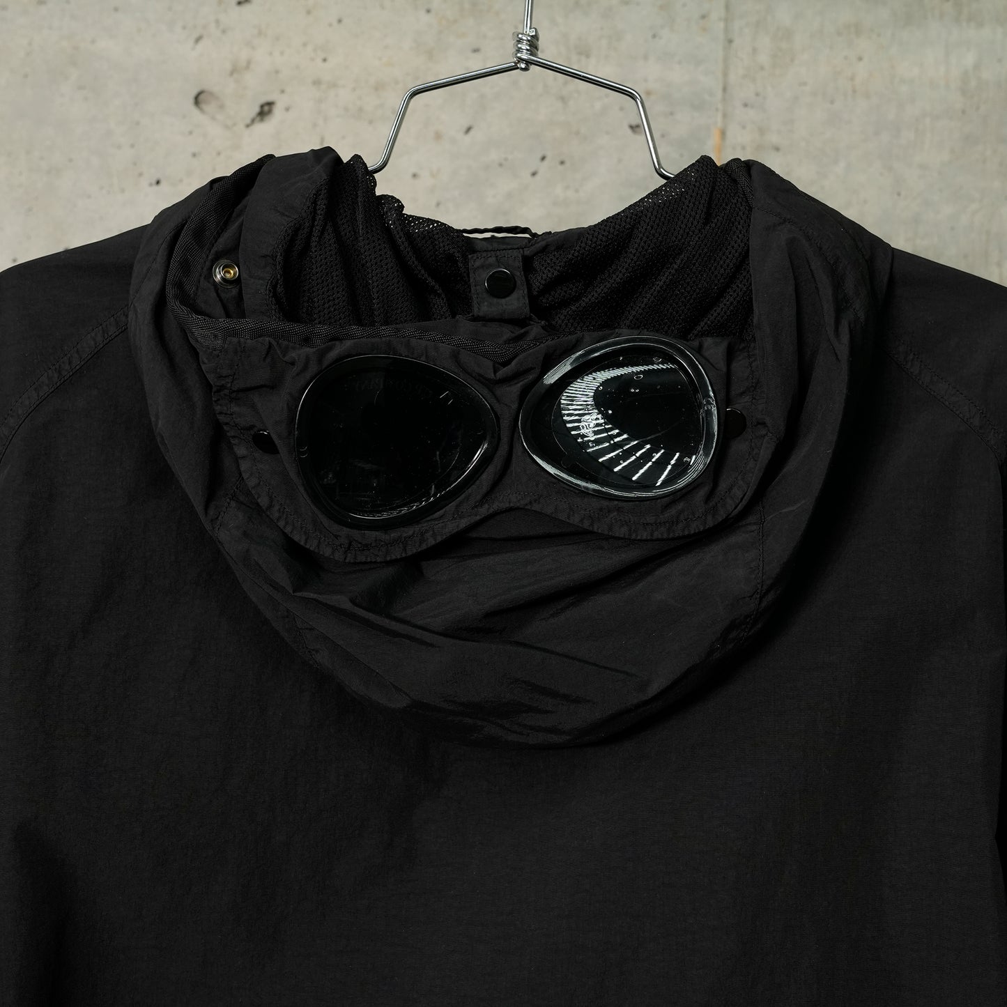 FLATT NYLON GOGGLE JACKET / 999:BLACK