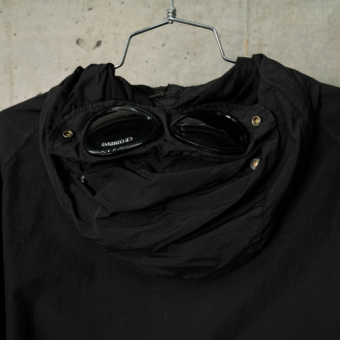 FLATT NYLON GOGGLE JACKET / 999:BLACK