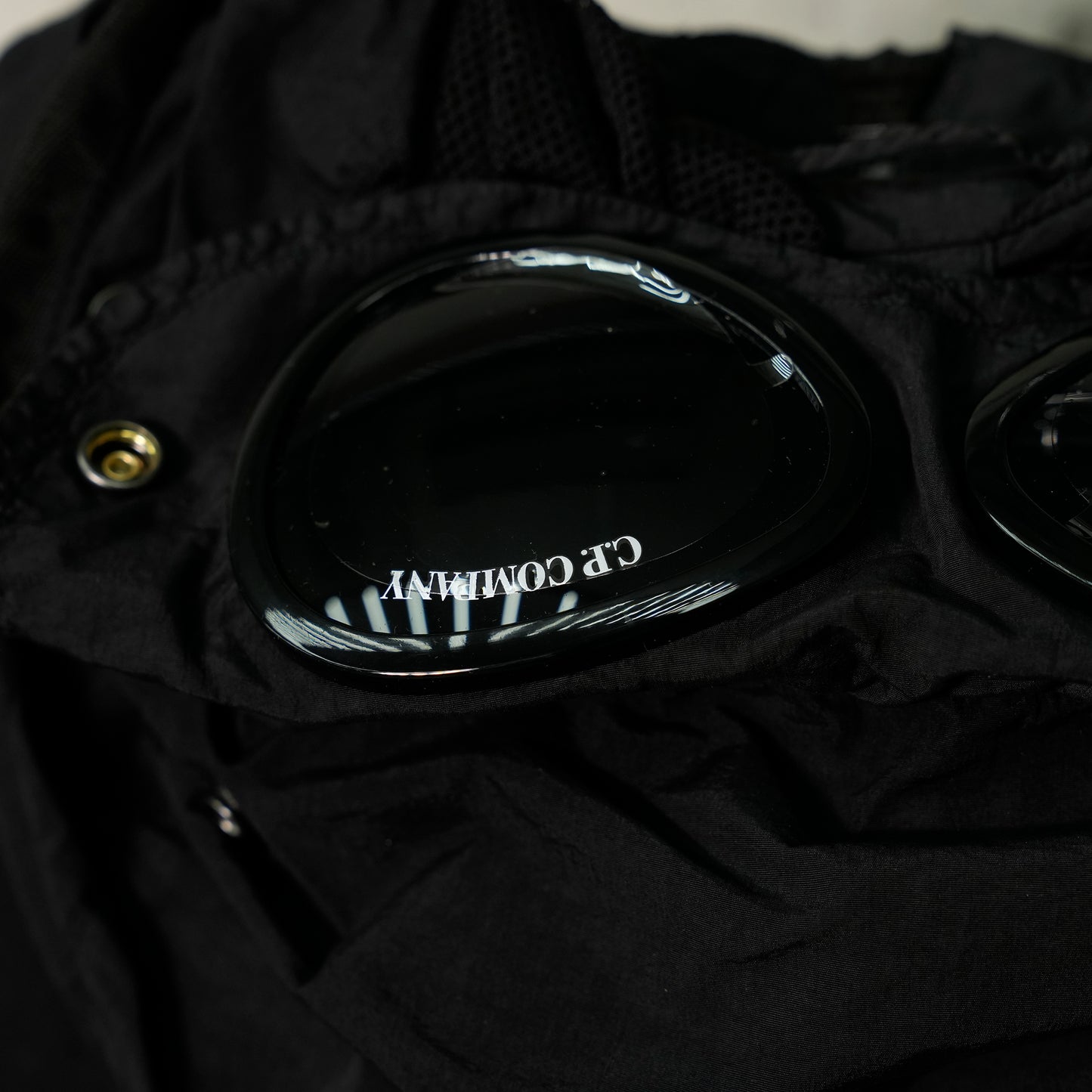 FLATT NYLON GOGGLE JACKET / 999:BLACK