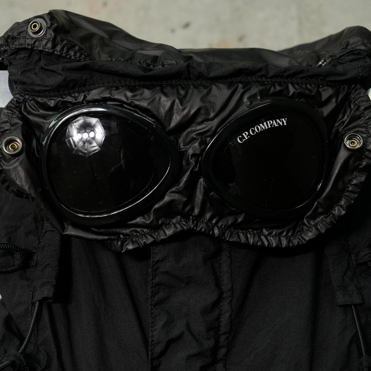 TAYLON L MIXED GOGGLE JACKET / 999:BLACK