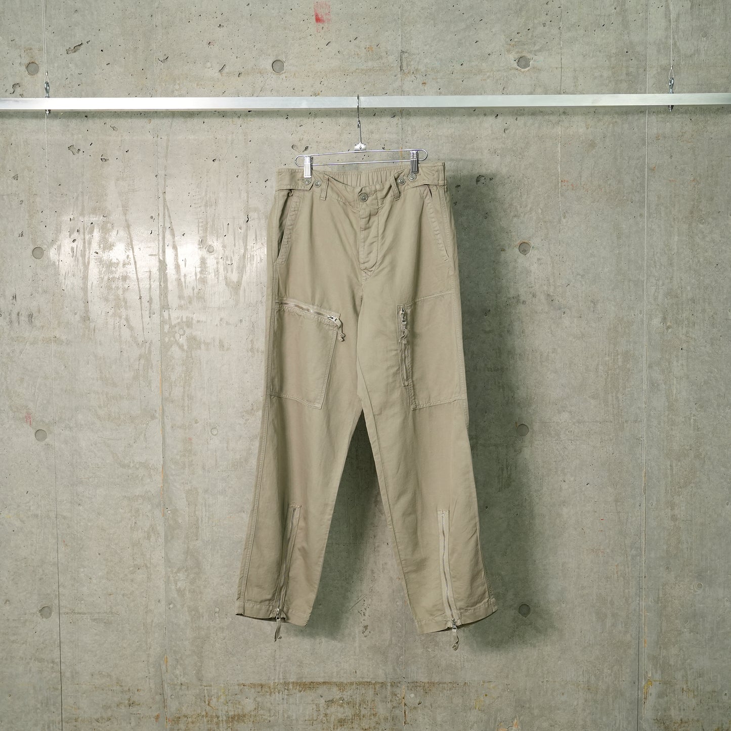 COTTON/LINEN CARGO PANTS / 327:VINTAGE KHAKI