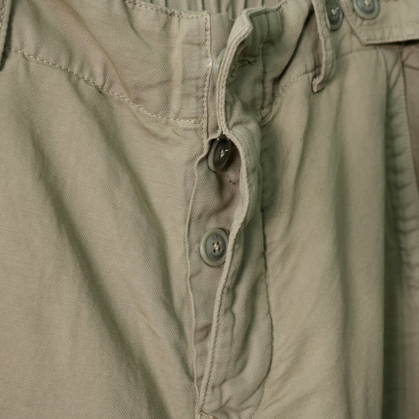 COTTON/LINEN CARGO PANTS / 327:VINTAGE KHAKI