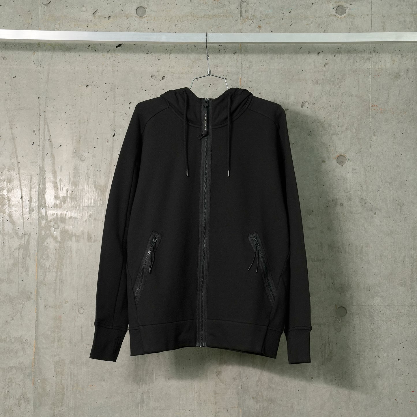 DGNL R. FLEECE GGL ZIP HDD SWSH / 999:BLACK