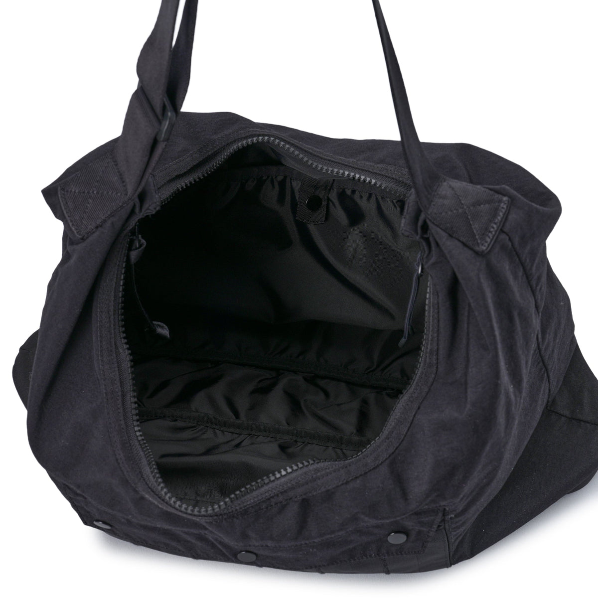HERRINGBONE MIXED CARRY BAG / 999:BLACK