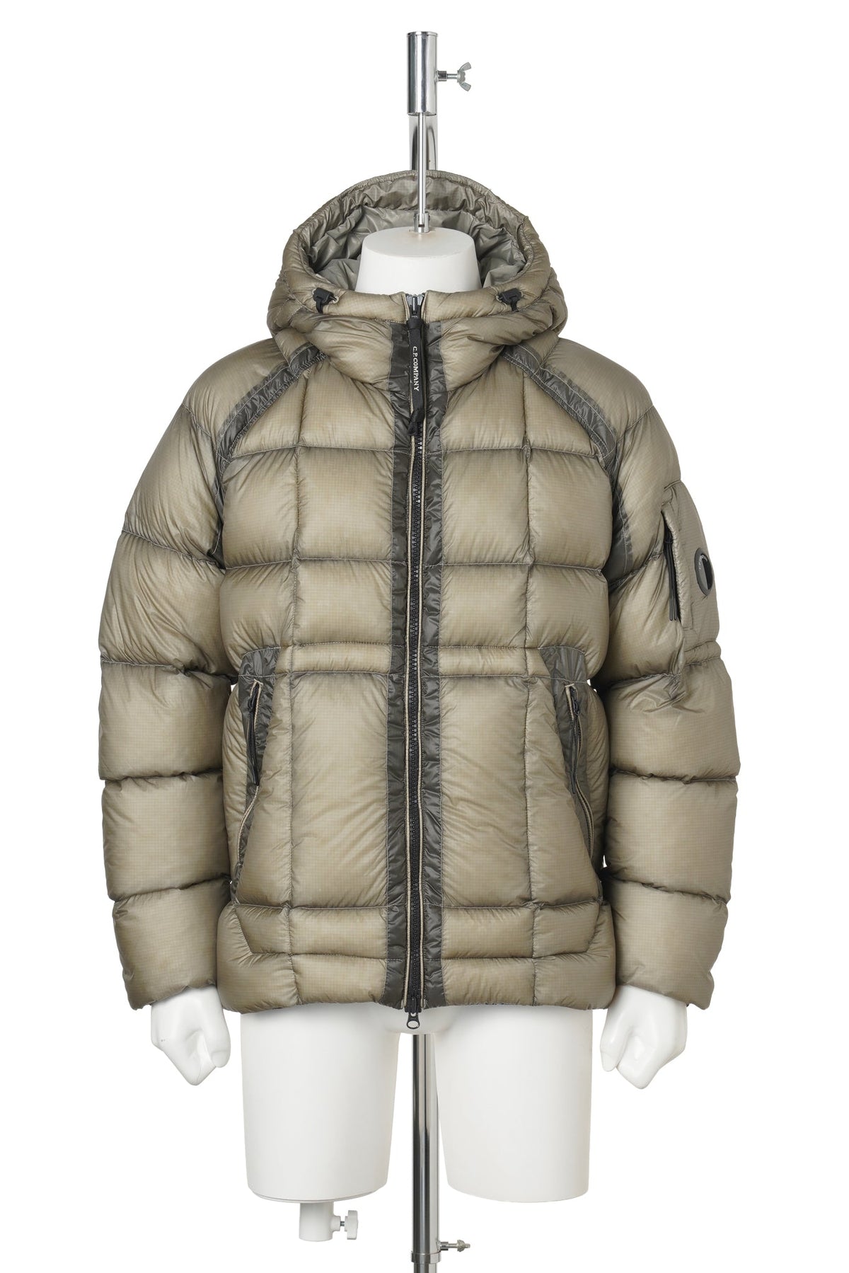 D.D. SHELL HOODED DOWN JACKET / 356:FALLEN ROCK