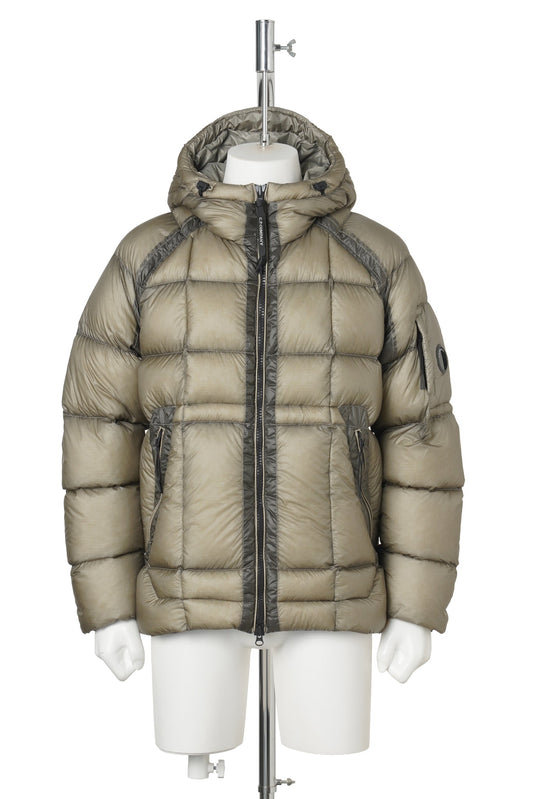 D.D. SHELL HOODED DOWN JACKET / 356:FALLEN ROCK