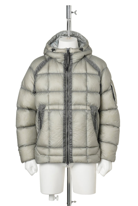 D.D. SHELL HOODED DOWN JACKET / 936:FLINT GREY