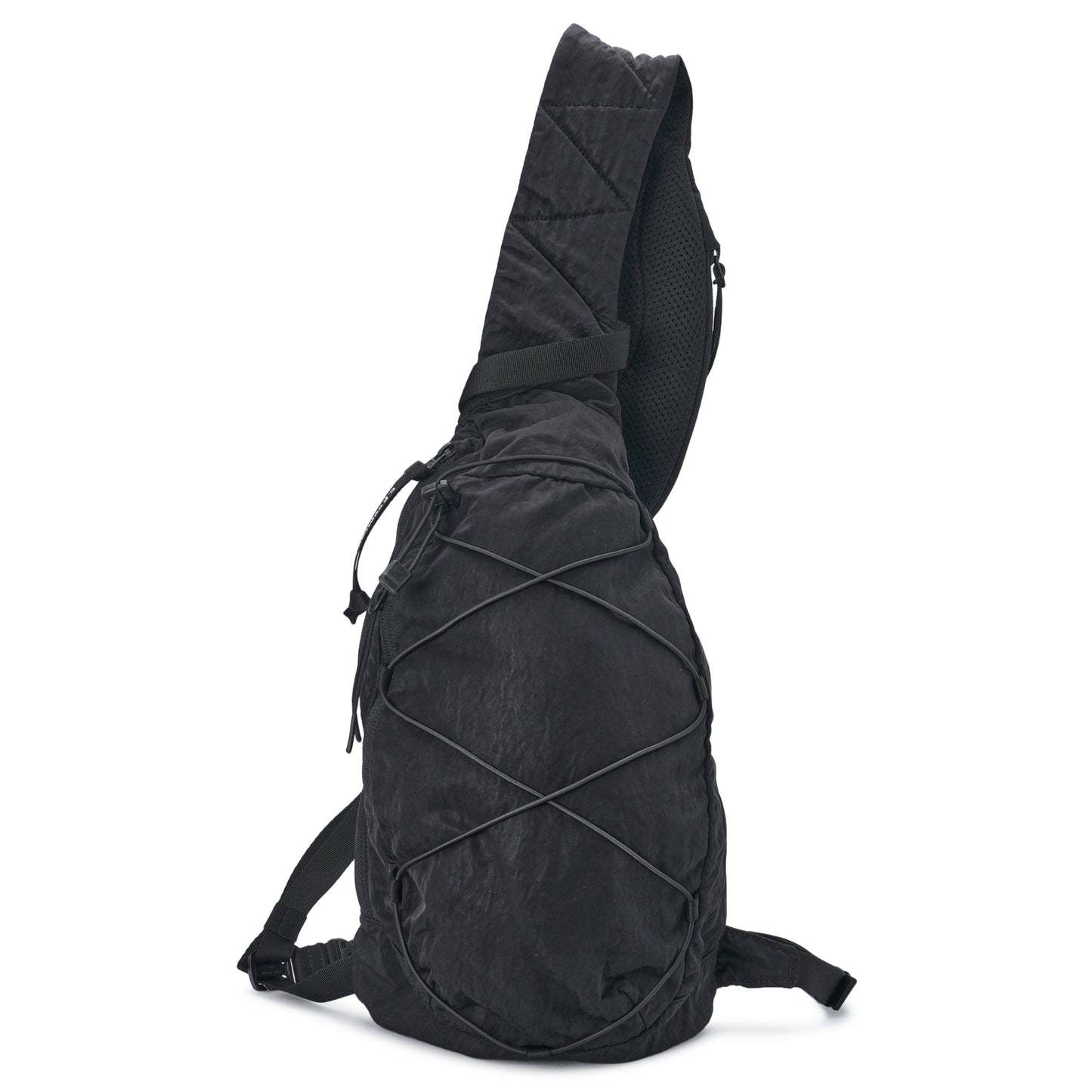 NYLON B CROSSBODY BACKPACK / 999:BLACK