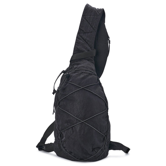 NYLON B CROSSBODY BACKPACK / 999:BLACK