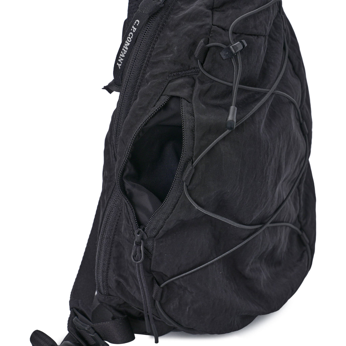 NYLON B CROSSBODY BACKPACK / 999:BLACK