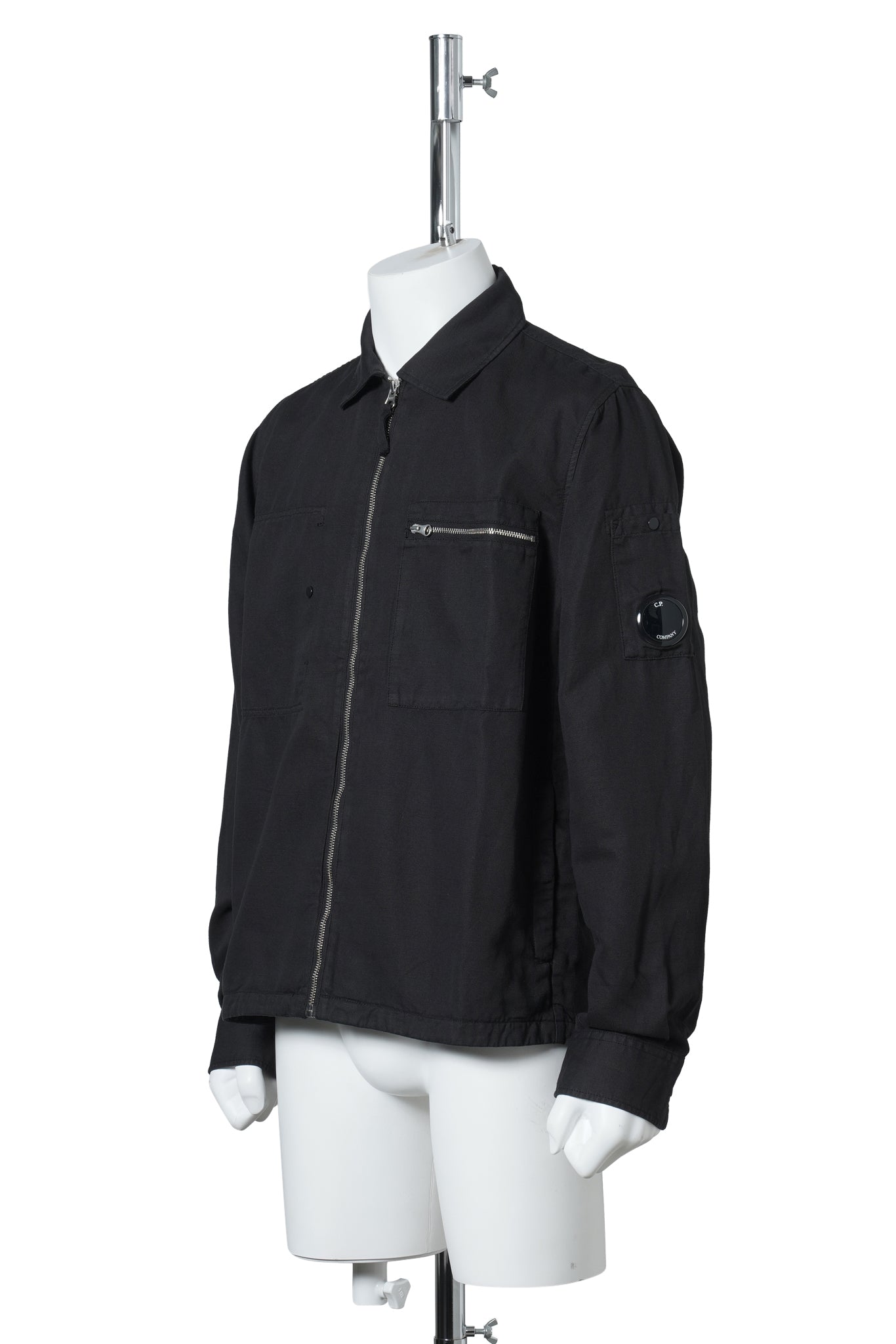 OVERSHIRT-OVERSHIRT COTTON/LINEN / 999:BLACK