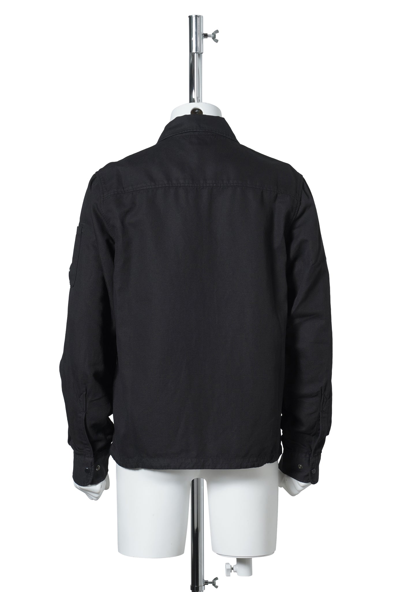 OVERSHIRT-OVERSHIRT COTTON/LINEN / 999:BLACK