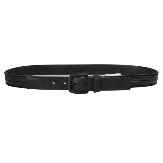 ACC BELT IN LEATHER MIXED / 999:BLACK